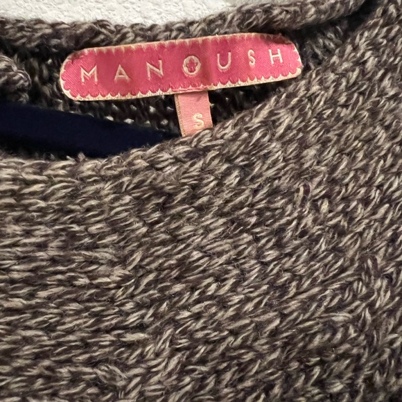 Anthropologie Manoush lambswool cardigan with large buttons - Picture 9 of 10